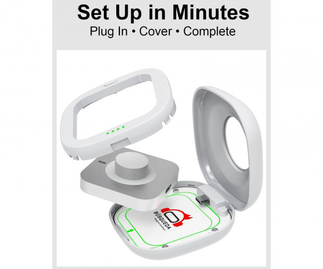 Зарядний кейс BUSQUEDA Wireless Charging Case для Oura Ring 4 (white)